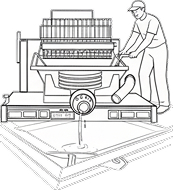 How washout units work - Step 2