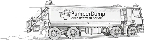 PumperDump Truck - Concrete Waste Solved